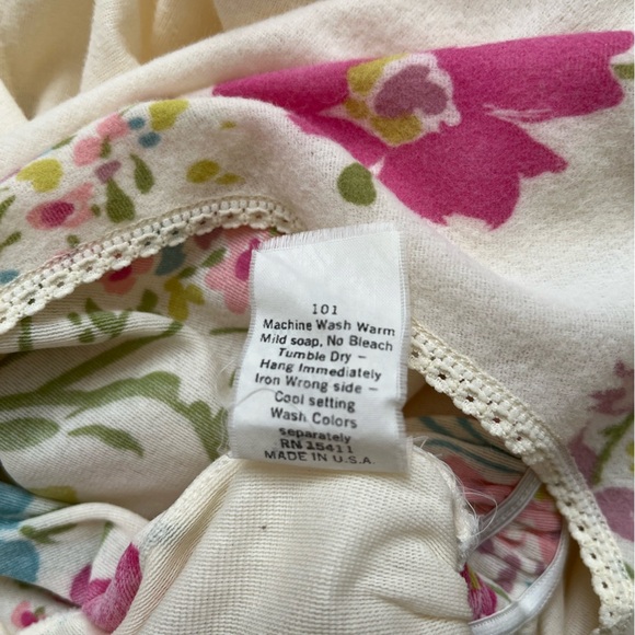 Vintage 70s Sheer Floral Maxi Full Length Boho Dress Nightgown Flower Child - Picture 13 of 13